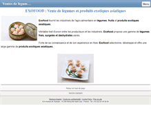 Tablet Screenshot of exofood.net